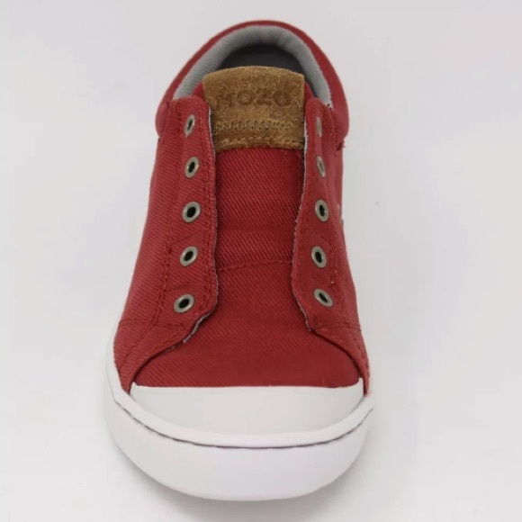 NWT Mozo Maven Red Canvas Slip-Resistant Work Shoes for Crews Sneakers Women’s - Picture 3 of 5